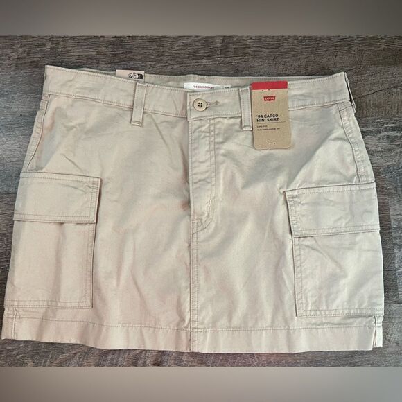 Levi's '94 Cargo Twill Mini Skirt- Size 30 - Picture 1 of 7